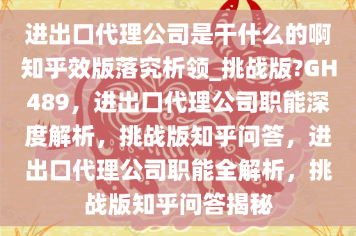 代理公司