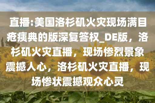直播现场