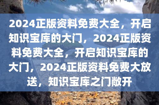 2024正版资料免费大全，开启知识宝库的大门，2024正版资料免费大全，开启知识宝库的大门，2024正版资料免费大放送，知识宝库之门敞开