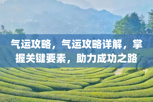 气运攻略，气运攻略详解，掌握关键要素，助力成功之路