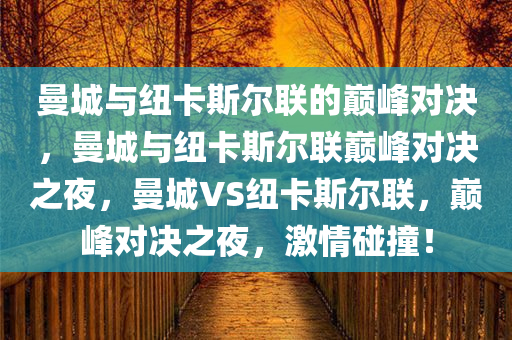 曼城与纽卡斯尔联的巅峰对决，曼城与纽卡斯尔联巅峰对决之夜，曼城VS纽卡斯尔联，巅峰对决之夜，激情碰撞！
