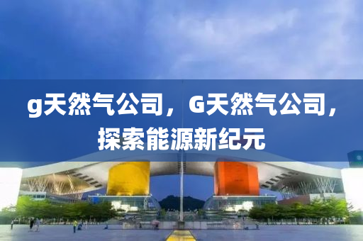 g天然气公司，G天然气公司，探索能源新纪元