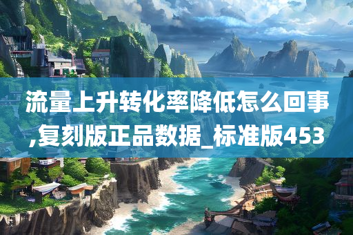 流量上升转化率降低怎么回事,复刻版正品数据_标准版453