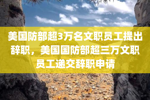 美国防部超3万名文职员工提出辞职，美国国防部超三万文职员工递交辞职申请