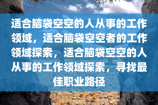 适合脑袋空空的人从事的工作领域，适合脑袋空空者的工作领域探索，适合脑袋空空的人从事的工作领域探索，寻找最佳职业路径