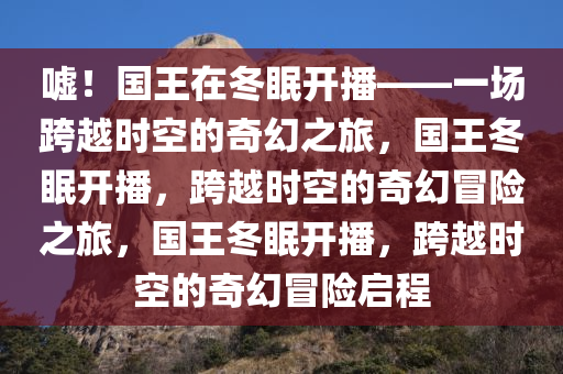嘘！国王在冬眠开播——一场跨越时空的奇幻之旅，国王冬眠开播，跨越时空的奇幻冒险之旅，国王冬眠开播，跨越时空的奇幻冒险启程