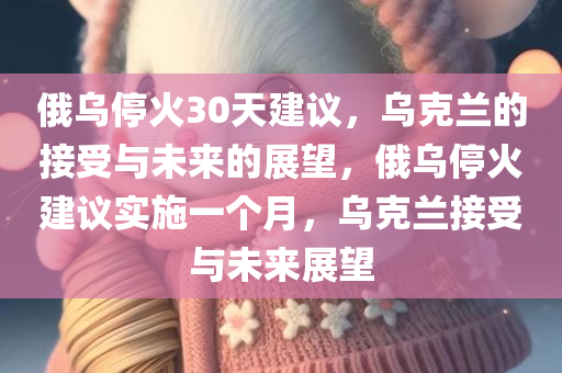 俄乌停火30天建议，乌克兰的接受与未来的展望，俄乌停火建议实施一个月，乌克兰接受与未来展望