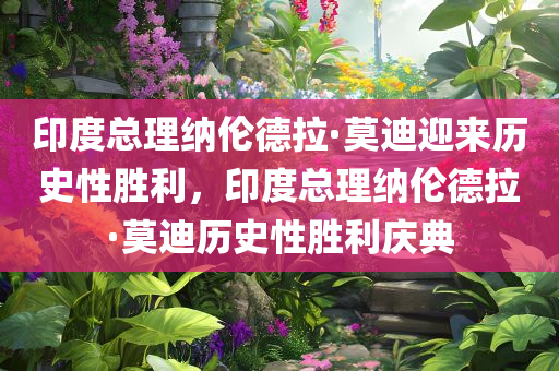 印度总理纳伦德拉·莫迪迎来历史性胜利，印度总理纳伦德拉·莫迪历史性胜利庆典