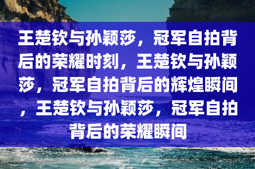 王楚钦与孙颖莎，冠军自拍今晚必出三肖2025_2025新澳门精准免费提供·精确判断背后的荣耀时刻，王楚钦与孙颖莎，冠军自拍背后的辉煌瞬间，王楚钦与孙颖莎，冠军自拍背后的荣耀瞬间