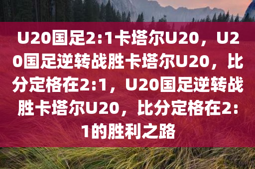 U20国足2:1卡塔尔U20，U20国足逆转战胜卡塔尔U20，比分定格在2:1，U20国足逆转战胜卡塔尔U20，比分定格在2:1的胜利之路