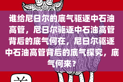 谁给尼日尔的底气驱逐中石油高管，尼日尔驱逐中石油高管背后的底气何在，尼日尔驱逐中石油高管背后的底气探究，底气何来？