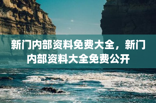 新门内部资料免费大全，新门内部资料大全免费公开