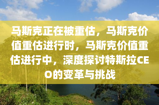 马斯克正在被重估，马斯克价值重估进行时，马斯克价值重估进行中，深度探讨特斯拉CEO的变革与挑战