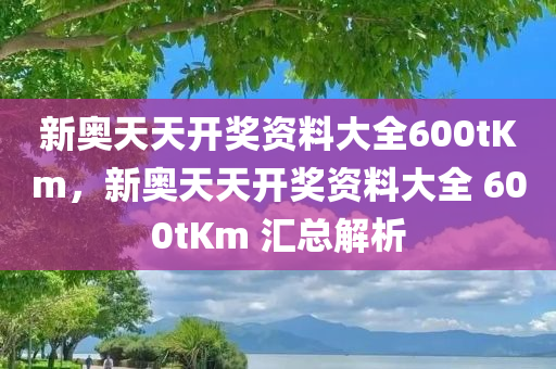 新奥天天开奖资料大全600tKm，新奥天天开奖资料大全 600tKm 汇总解析