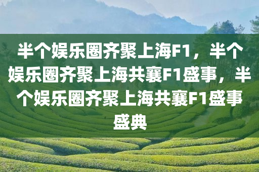 半个娱乐圈齐聚上海F1，半个娱乐圈齐聚上海共襄F1盛事，半个娱乐圈齐聚上海共襄F1盛事盛典