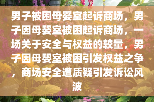 男子被困母婴室起诉商场，男子因母婴室被困起诉商场，一场关于安全与权益的较量，男子因母婴室被困引发权益之争，商场安全遭质疑引发诉讼风波