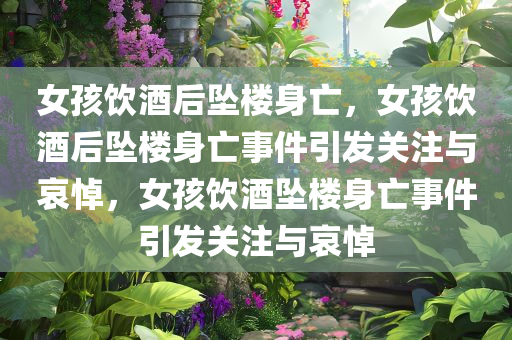 女孩饮酒后坠楼身亡，女孩饮酒后坠楼身亡事件引发关注与哀悼，女孩饮酒坠楼身亡事件引发关注与哀悼