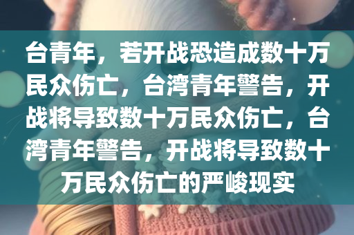 台青年，若开战恐造成数十万民众伤亡，台湾青年警告，开战将导致数十万民众伤亡，台湾青年警告，开战将导致数十万民众伤亡的严峻现实