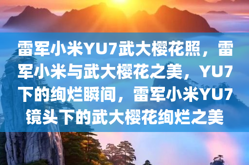 雷军小米YU7武大樱花照，雷军小米与武大樱花之美，YU7下的绚烂瞬间，雷军小米YU7镜头下的武大樱花绚烂之美