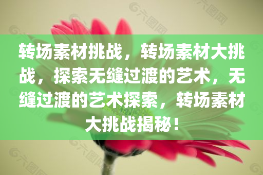转场素材挑战，转场素材大挑战，探索无缝过渡的艺术，无缝过渡的艺术探索，转场素材大挑战揭秘！