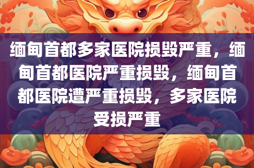 缅甸首都多家医院损毁严重，缅甸首都医院严重损毁，缅甸首都医院遭严重损毁，多家医院受损严重