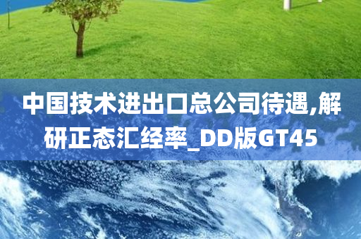 中国技术进出口总公司待遇,解研正态汇经率_DD版GT45