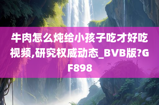 牛肉怎么炖给小孩子吃才好吃视频,研究权威动态_BVB版?GF898