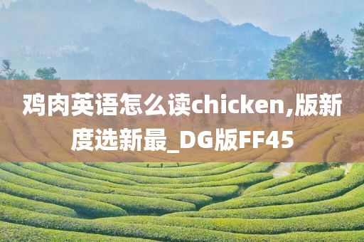 鸡肉英语怎么读chicken,版新度选新最_DG版FF45