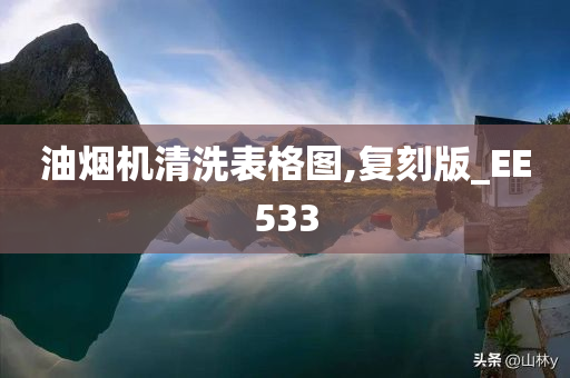 油烟机清洗表格图,复刻版_EE533