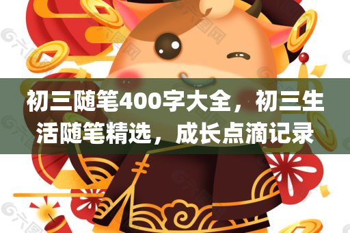 初三随笔400字大全，初三生活随笔精选，成长点滴记录