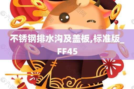 不锈钢排水沟及盖板,标准版_FF45