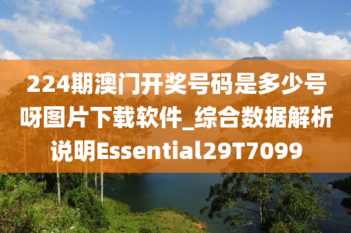 224期澳门开奖号码是多少号呀图片下载软件_综合数据解析说明Essential29T7099