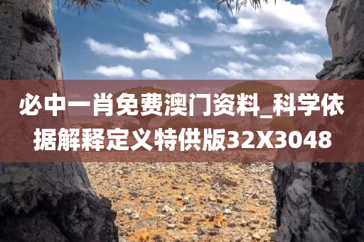 必中一肖免费澳门资料_科学依据解释定义特供版32X3048