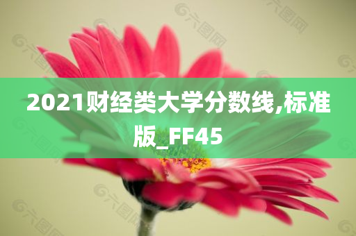 2021财经类大学分数线,标准版_FF45
