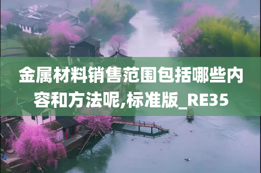 金属材料销售范围包括哪些内容和方法呢,标准版_RE35