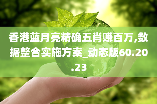 香港蓝月亮精确五肖赚百万,数据整合实施方案_动态版60.20.23今晚必出三肖2025_2025新澳门精准免费提供·精确判断