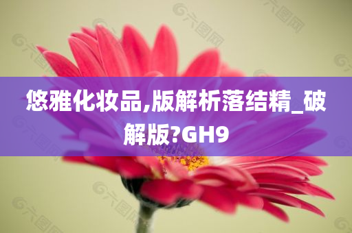 悠雅化妆品,版解析落结精_破解版?GH9