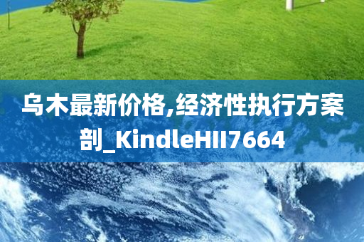 乌木最新价格,经济性执行方案剖_KindleHII7664