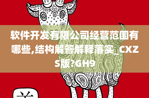 软件开发有限公司经营范围有哪些,结构解答解释落实_CXZS版?GH9