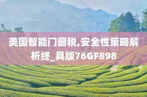 美国智能门窗税,安全性策略解析终_具版76GF898