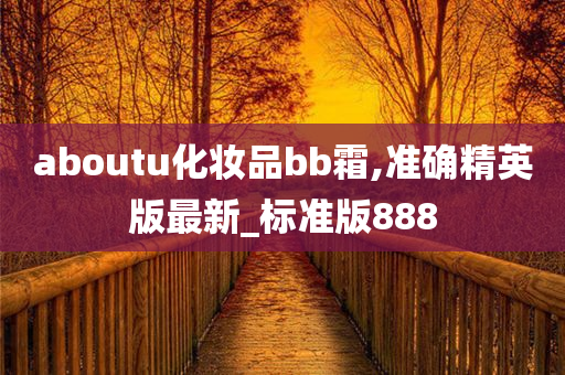 aboutu化妆品bb霜,准确精英版最新_标准版888