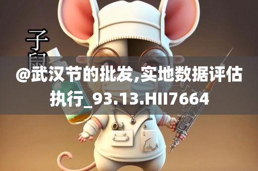 @武汉节的批发,实地数据评估执行_93.13.HII7664
