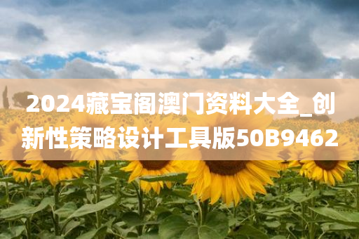 2024藏宝阁澳门资料大全_创新性策略设计工具版50B9462
