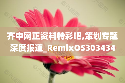齐中网正资料特彩吧,策划专题深度报道_RemixOS303434