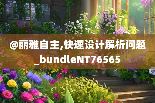 @丽雅自主,快速设计解析问题_bundleNT76565