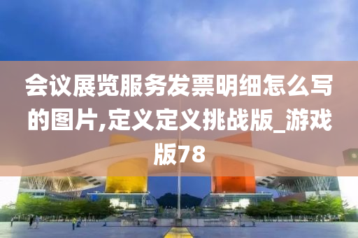 会议展览服务发票明细怎么写的图片,定义定义挑战版_游戏版78