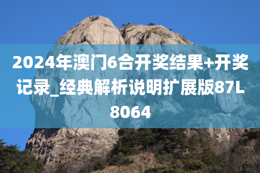 2024年澳门6合开奖结果+开奖记录_经典解析说明扩展版87L8064