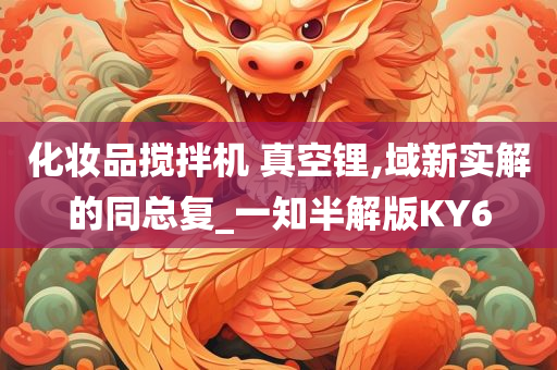 化妆品搅拌机 真空锂,域新实解的同总复_一知半解版KY6