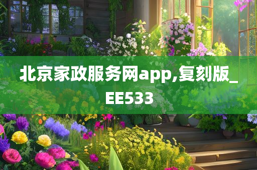 北京家政服务网app,复刻版_EE533