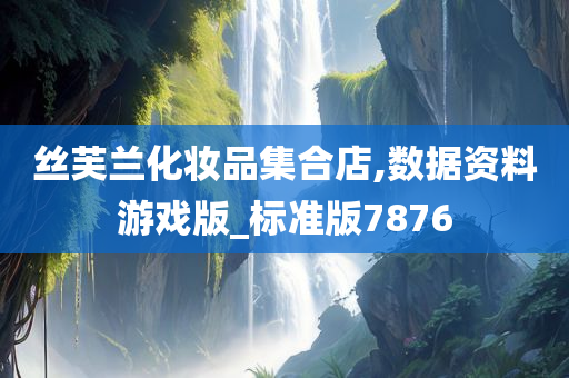 丝芙兰化妆品集合店,数据资料游戏版_标准版7876